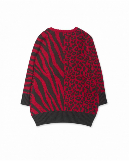 Robe en maille rose pour fille My Troop Robe en maille rose pour fille My Troop