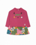 Robe en peluche rose fille My Troop Robe en peluche rose fille My Troop