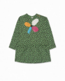 Robe en peluche verte pour fille My Troop Robe en peluche verte pour fille My Troop