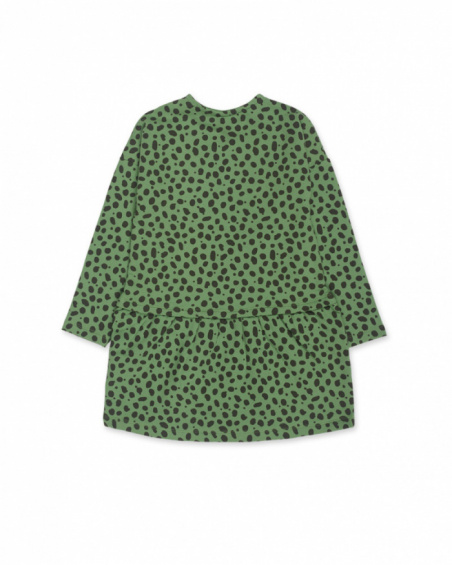 Robe en peluche verte pour fille My Troop Robe en peluche verte pour fille My Troop