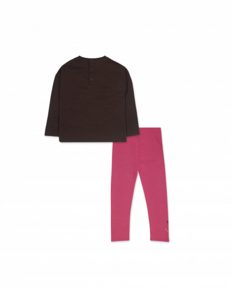 Ensemble peluche rose fille My Troop