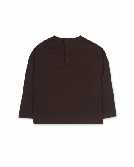 T-shirt jersey marron fille My Troop T-shirt jersey marron fille My Troop