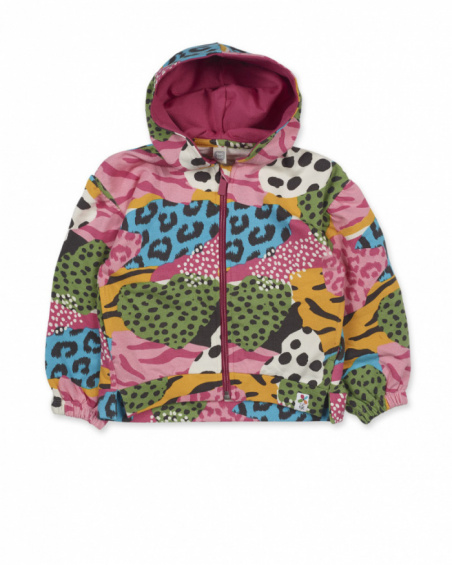 Veste peluche rose fille My Troop Veste peluche rose fille My Troop