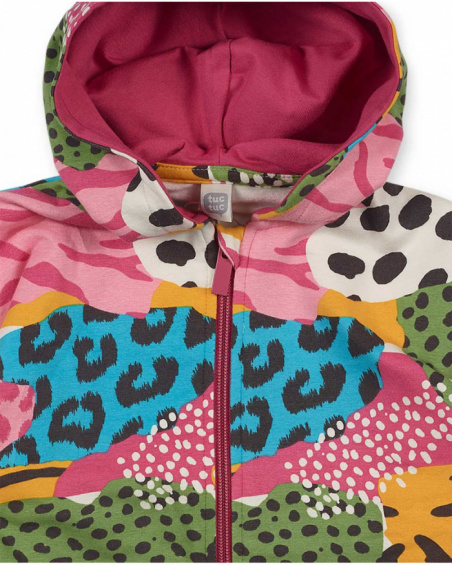 Veste peluche rose fille My Troop Veste peluche rose fille My Troop
