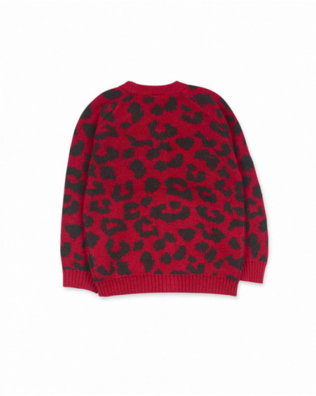 Veste en maille rose pour fille My Troop Veste en maille rose pour fille My Troop