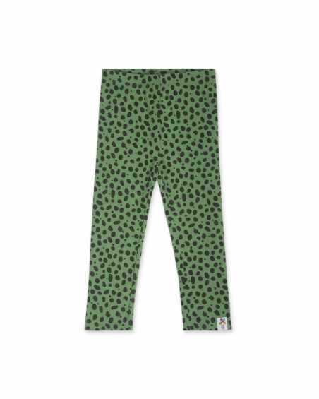 Legging fille vert peluche My Troop Legging fille vert peluche My Troop