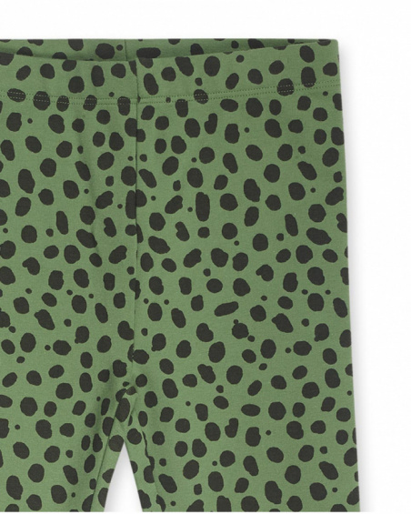 Legging fille vert peluche My Troop Legging fille vert peluche My Troop