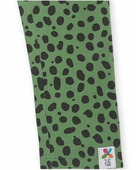 Legging fille vert peluche My Troop Legging fille vert peluche My Troop