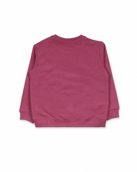Sweat peluche rose fille My Troop Sweat peluche rose fille My Troop