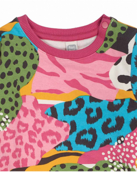 Robe en peluche rose pour fille My Troop Robe en peluche rose pour fille My Troop