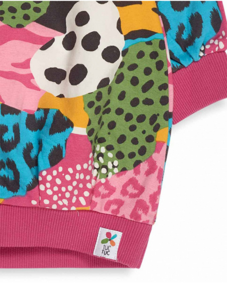 Robe en peluche rose pour fille My Troop Robe en peluche rose pour fille My Troop