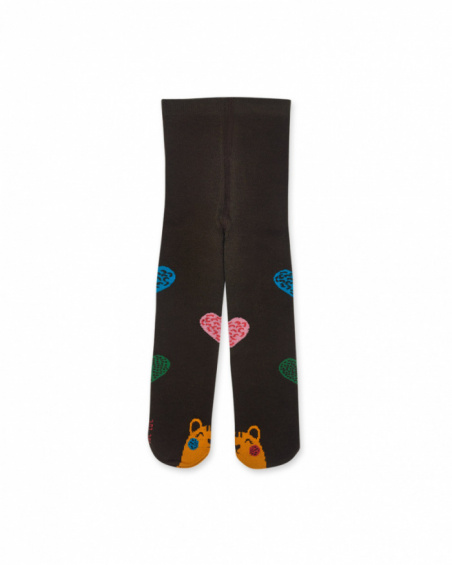 Collants marron fille My Troop Collants marron fille My Troop