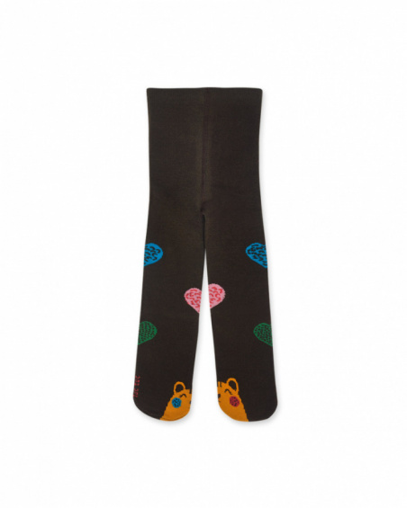 Collants marron fille My Troop Collants marron fille My Troop