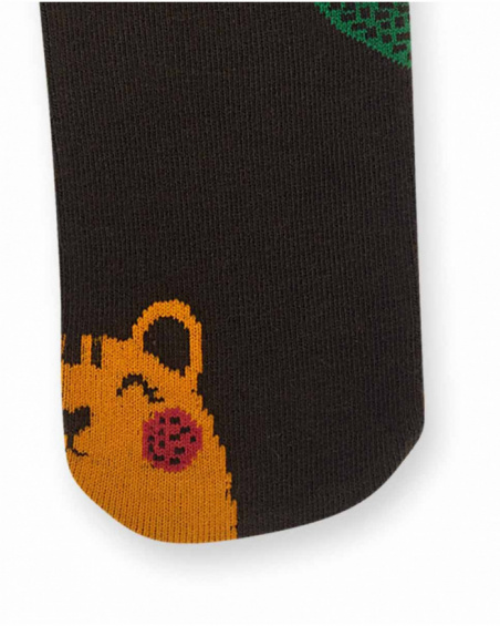 Collants marron fille My Troop Collants marron fille My Troop