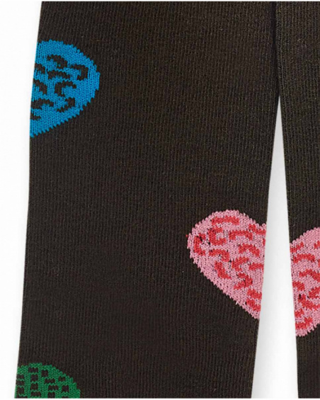 Collants marron fille My Troop Collants marron fille My Troop