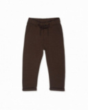 Pantalon en maille marron pour garçon My Troop Pantalon en maille marron pour garçon My Troop