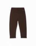 Pantalon en maille marron pour garçon My Troop Pantalon en maille marron pour garçon My Troop