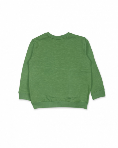 Sweat molleton vert garçon My Troop Sweat molleton vert garçon My Troop