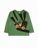 T-shirt vert en maille garçon My Troop T-shirt vert en maille garçon My Troop