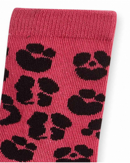 Lot de 2 chaussettes orange fuchsia pour fille My Troop Lot de 2 chaussettes orange fuchsia pour fille My Troop