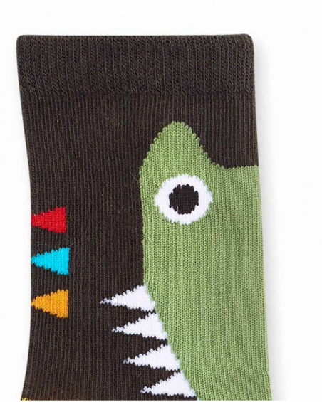 Lot de 2 chaussettes marron garçon My Troop Lot de 2 chaussettes marron garçon My Troop