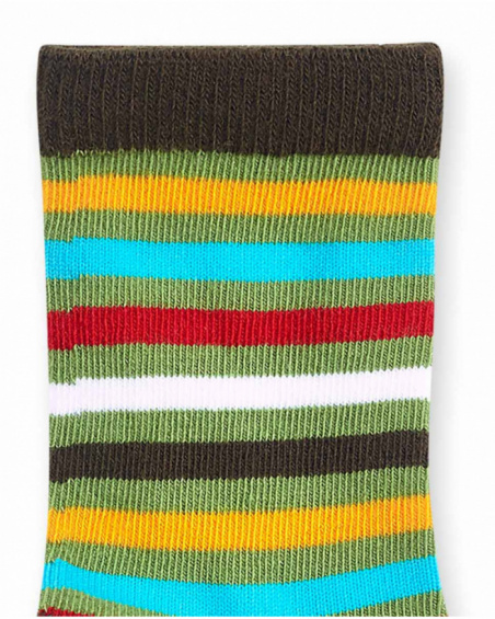 Lot de 2 chaussettes marron garçon My Troop Lot de 2 chaussettes marron garçon My Troop