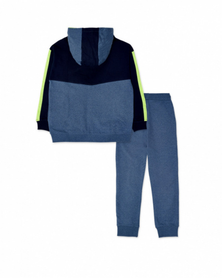 Ensemble peluche bleu pour garçon Ocean Mistery