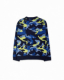 Pull bleu en maille pour garçon Ocean Mistery Pull bleu en maille pour garçon Ocean Mistery