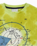 T-shirt en maille jaune pour garçon Ocean Mistery T-shirt en maille jaune pour garçon Ocean Mistery
