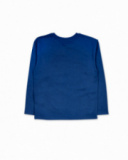 T-shirt bleu en maille pour garçon Ocean Mistery T-shirt bleu en maille pour garçon Ocean Mistery