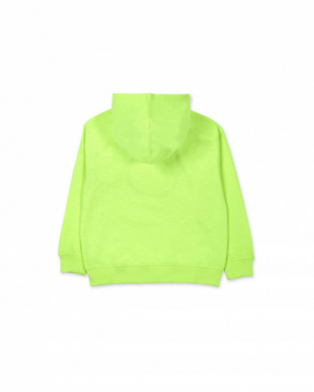 Sweat peluche jaune garçon Ocean Mistery Sweat peluche jaune garçon Ocean Mistery