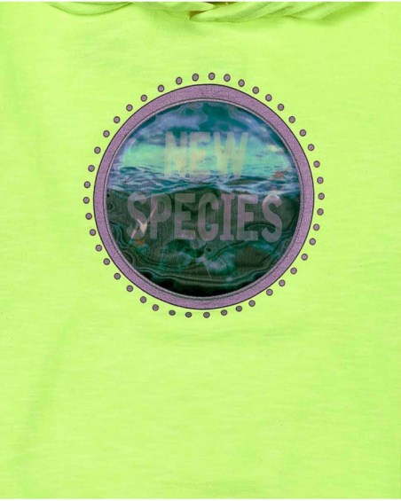 Sweat peluche jaune garçon Ocean Mistery Sweat peluche jaune garçon Ocean Mistery