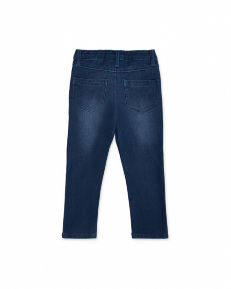 Pantalon en maille bleu pour garçon Ocean Mistery Pantalon en maille bleu pour garçon Ocean Mistery