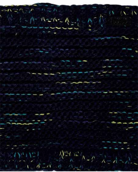 Bonnet et col en tricot bleu pour garçon Ocean Mistery