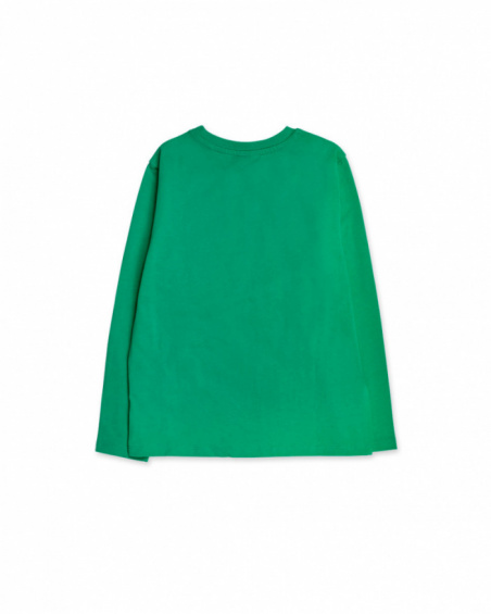 T-shirt en maille vert pour garçon The New Artists T-shirt en maille vert pour garçon The New Artists