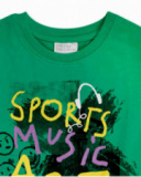 T-shirt en maille vert pour garçon The New Artists T-shirt en maille vert pour garçon The New Artists