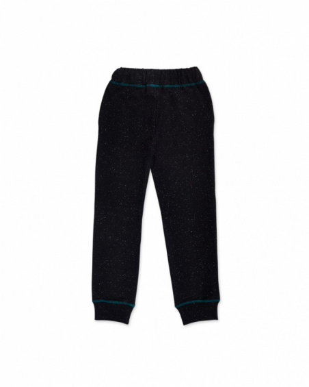 Pantalon noir en molleton garçon New Era Pantalon noir en molleton garçon New Era