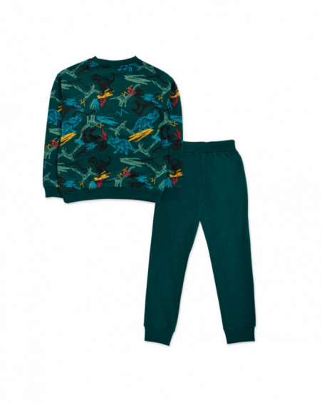 Ensemble molleton vert garçon New Era Ensemble molleton vert garçon New Era