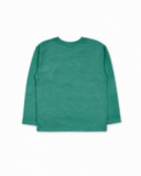T-shirt vert en maille pour garçon New Era T-shirt vert en maille pour garçon New Era