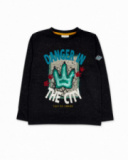 T-shirt en jersey noir pour garçon New Era T-shirt en jersey noir pour garçon New Era