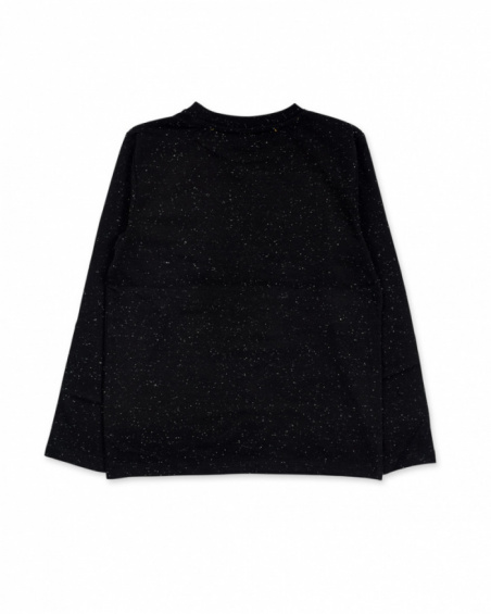 T-shirt en jersey noir pour garçon New Era T-shirt en jersey noir pour garçon New Era