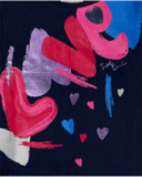 T-shirt en maille bleu pour fille Fav Things T-shirt en maille bleu pour fille Fav Things