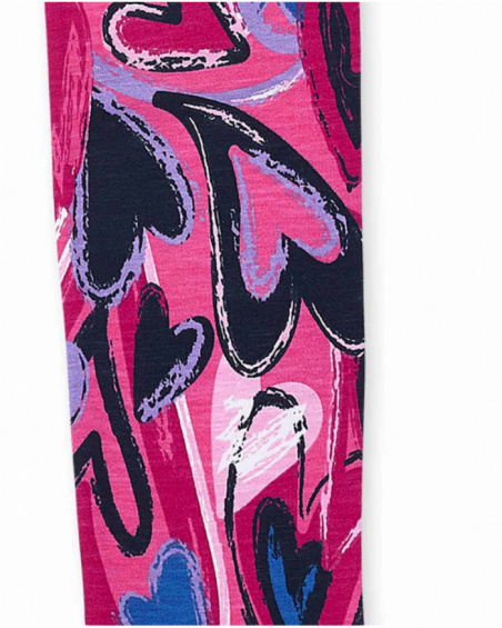 Legging en maille rose pour fille Fav Things Legging en maille rose pour fille Fav Things