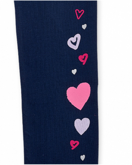 Ensemble peluche en tricot bleu fuchsia pour fille Fav Things