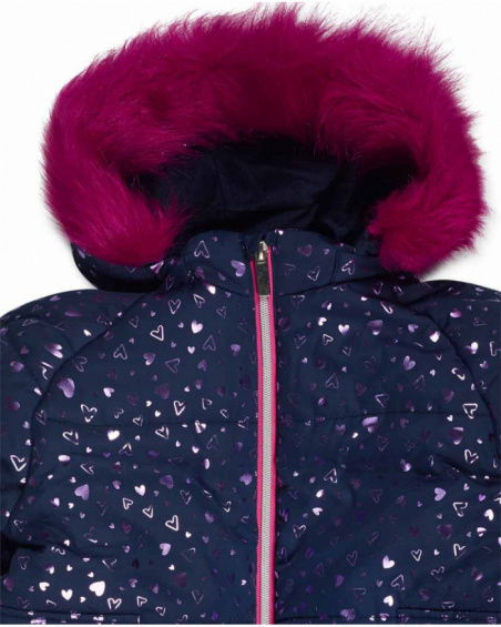 Parka matelassée bleue pour fille Fav Things