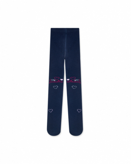Collants bleus fille Choses préférées Collants bleus fille Choses préférées
