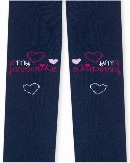 Collants bleus fille Choses préférées Collants bleus fille Choses préférées