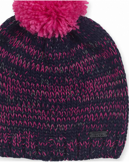 Bonnet et écharpe en tricot bleu pour fille Fav Things