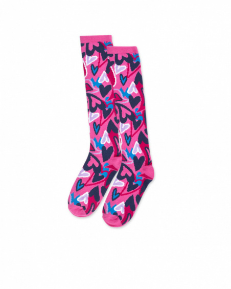 Chaussettes fille fuchsia Fav Things Chaussettes fille fuchsia Fav Things