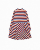 Robe en maille rayée pour fille Natural Planet Robe en maille rayée pour fille Natural Planet